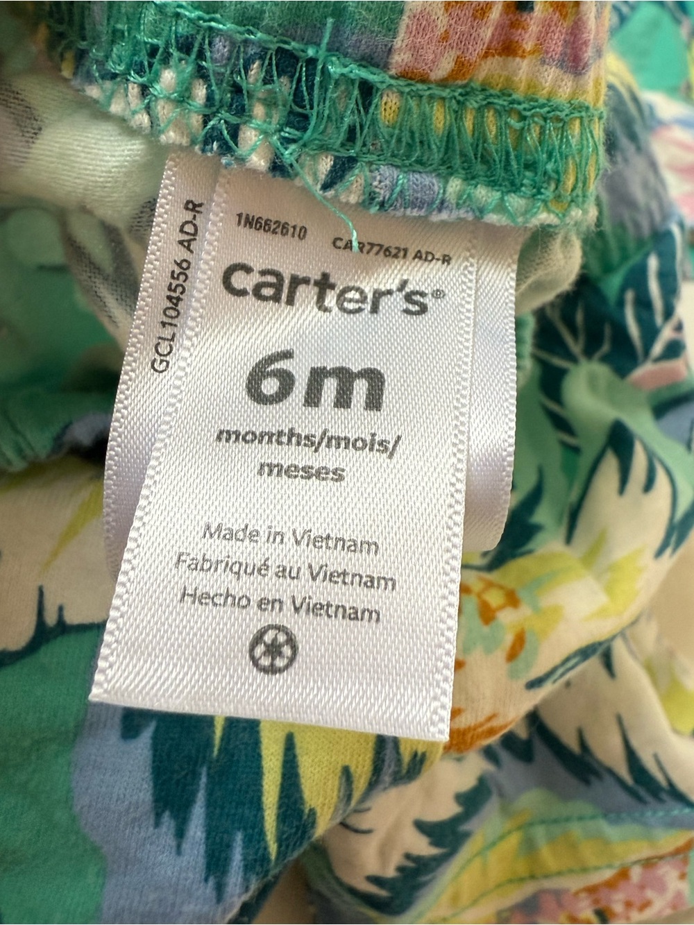 Carter's Floral Baby Two-Piece Cotton Outfit - Picture 3 of 5